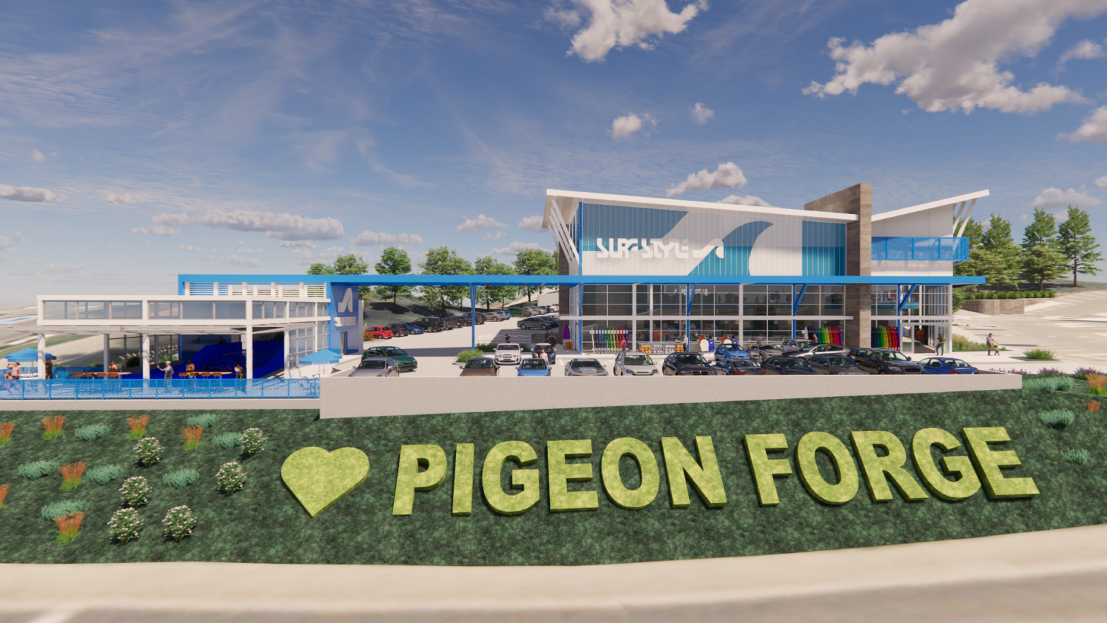 01 Surf Style Pigeon Forge Renderings Architecture