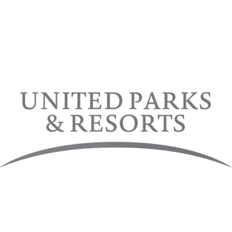 United Parks and Resorts logo 2024 grey